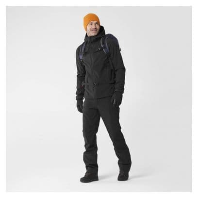Veste Softshell Lafuma Trackshell Hoodie Homme Noir