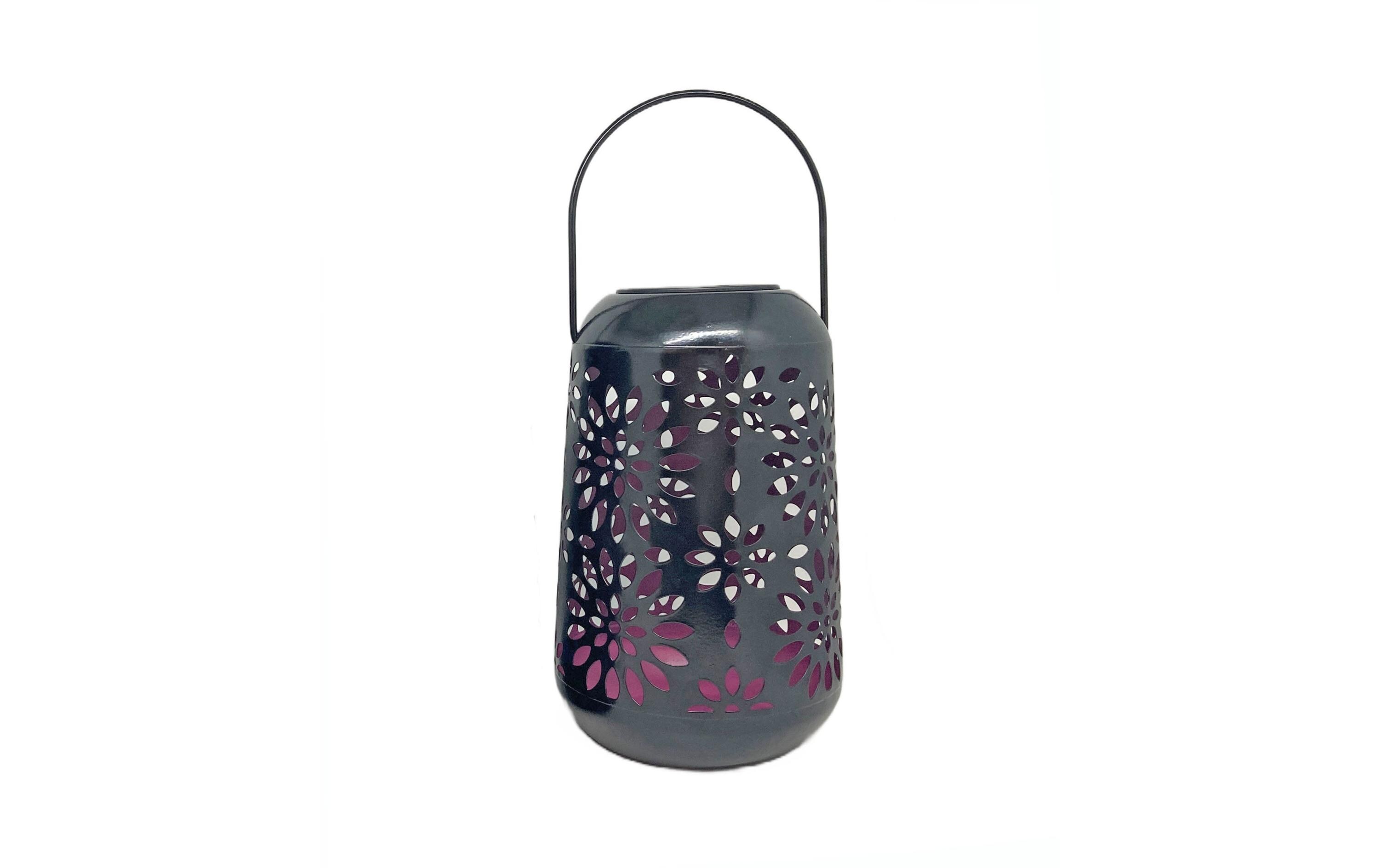 Laterne 3er Assortierung PinkLED Solar Laterne