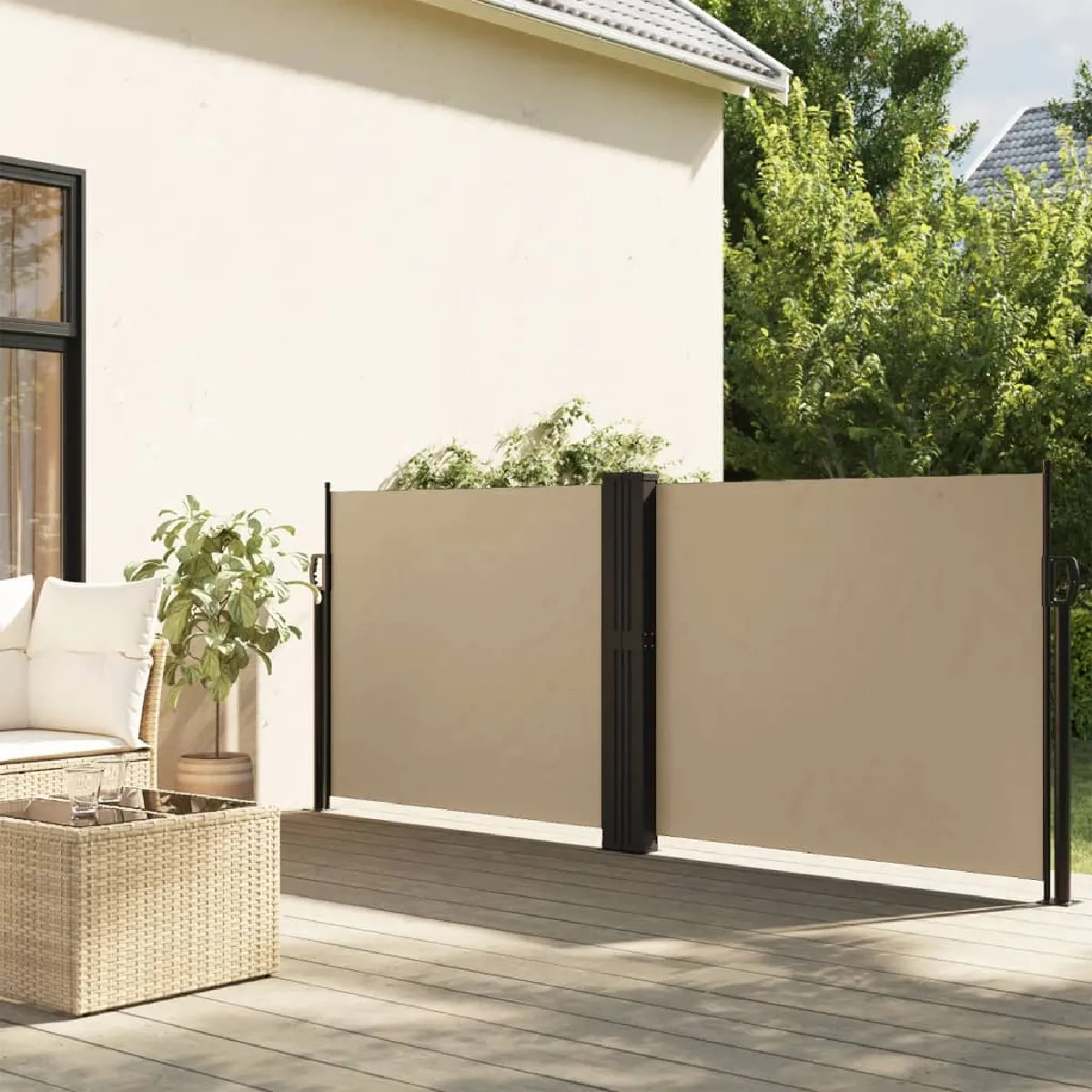 VIDAXL Auvent Beige 140x600 cm