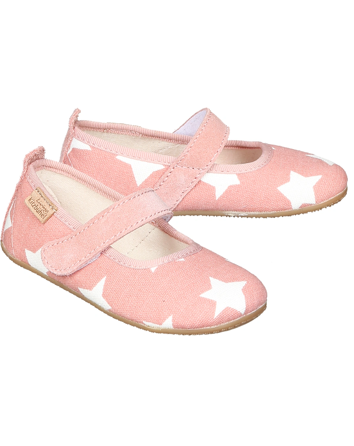 Klett-Spangenhausschuhe STERNE in dark rose cloud