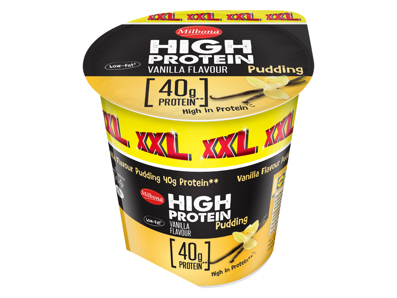 High protein drink of pudding