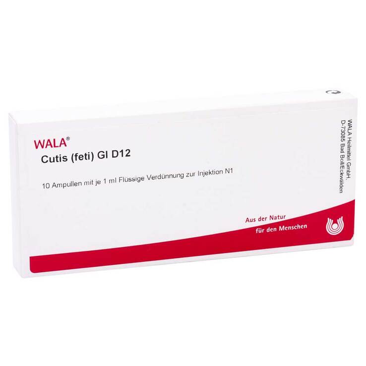 Cutis Feti GL D 12 Ampullen, 10X1 ml