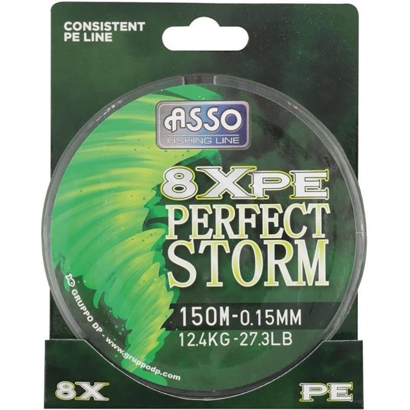 Tresse Asso Perfect Storm 8Xpe - Vert - 150M