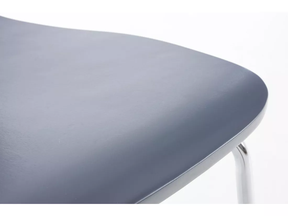 Lot de 16 Chaise de conférence - Bois & Nature - Gris - Aaron