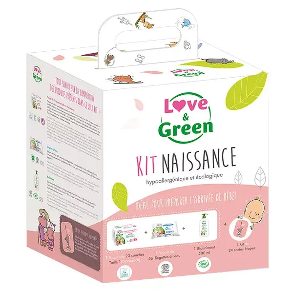 Kit para recém-nascido Love & Green