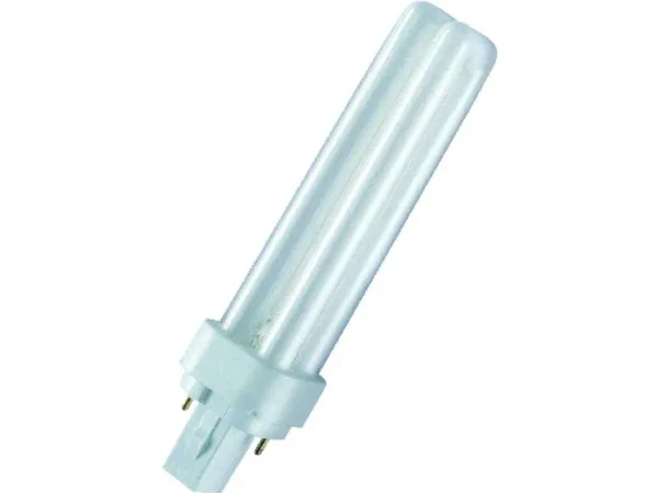 OSRAM DULUX D - Ikke-integreret kompakt fluorescerende lyspære - form: T11 - G24d-3 - 26 W - klasse G - 3000 K
