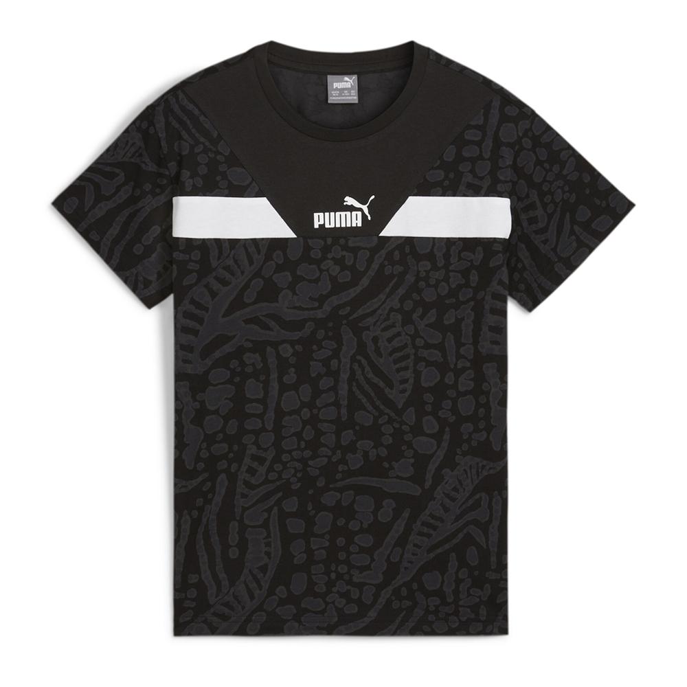 Puma T-shirt Noir Fille Puma Hypernatu