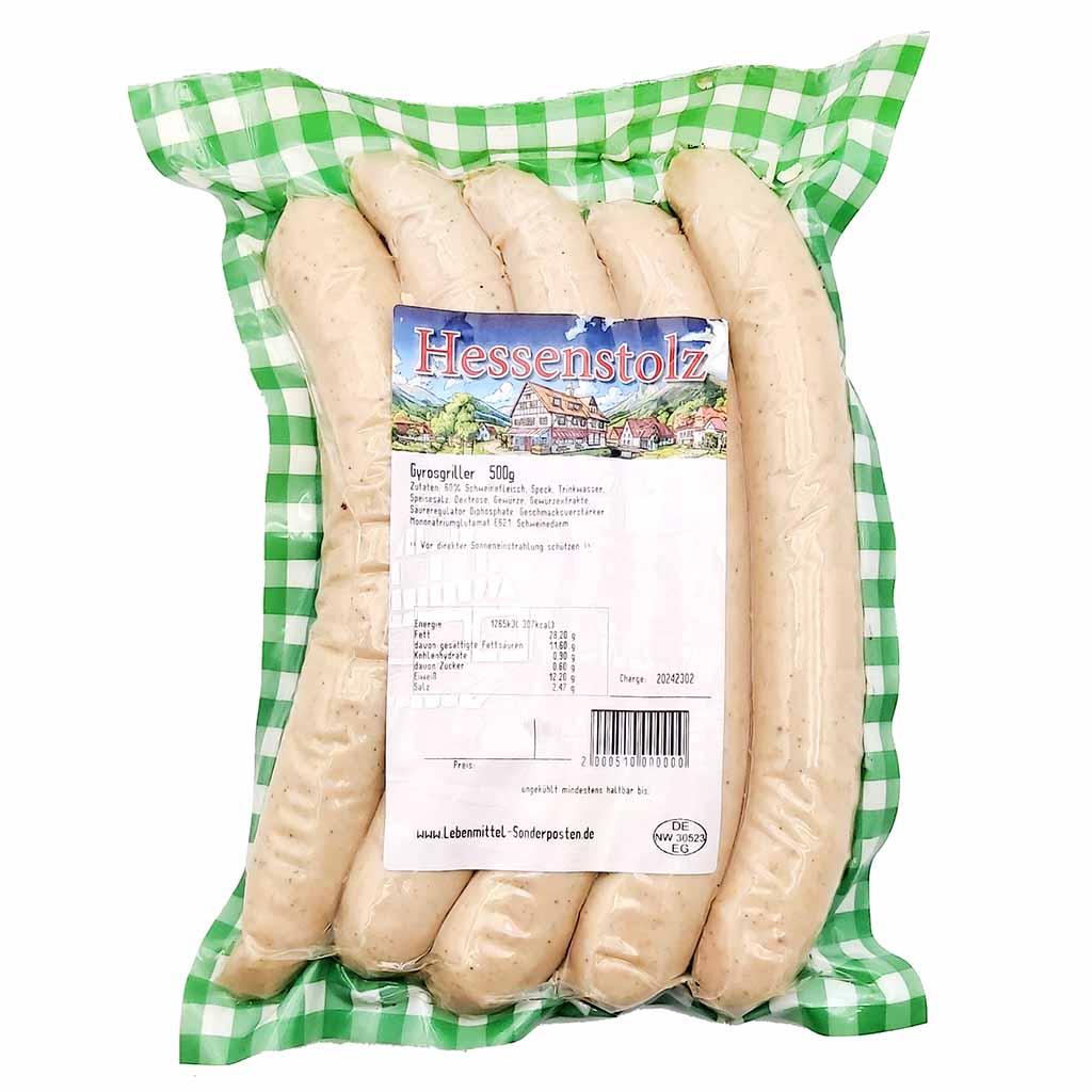 Hessenstolz Gyrosgriller 5er 500g MHD:20.12.24