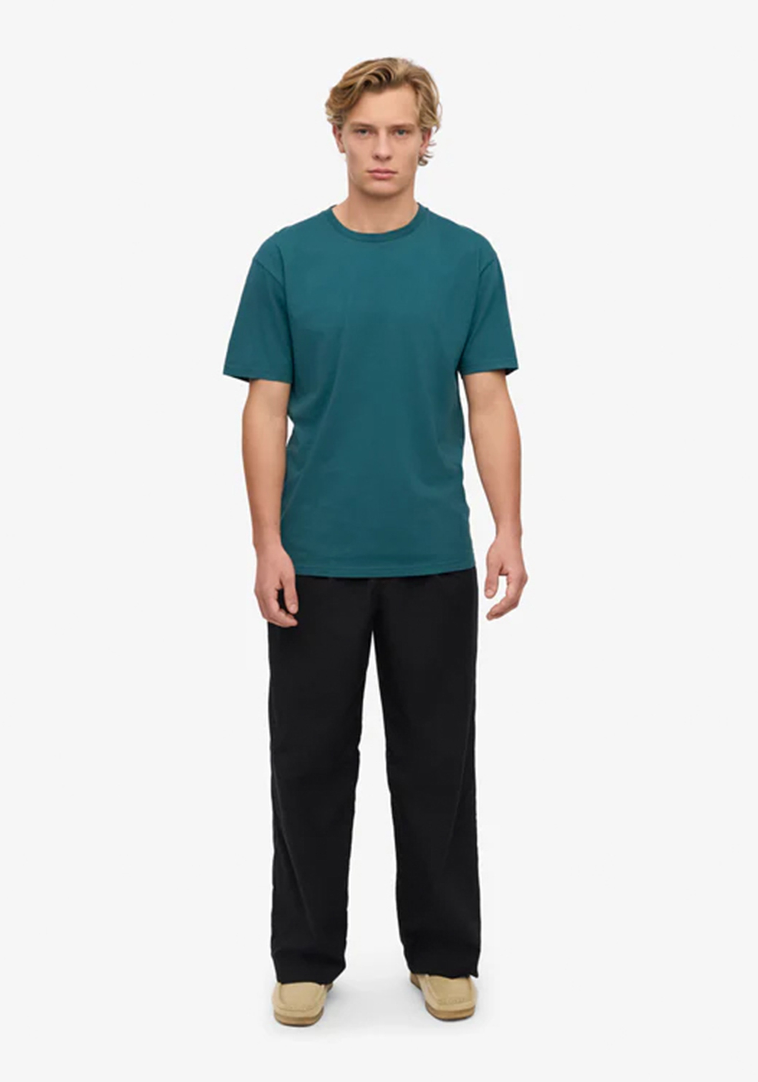 Colorful Standard Herren-T-Shirt Ocean Green