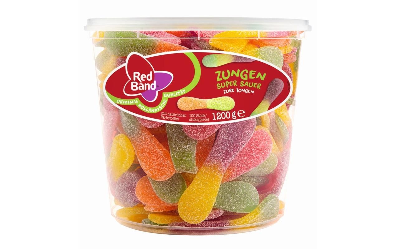 Gummibonbons Saure Zungen 1.2 kgFruchtgummi in Zungenform