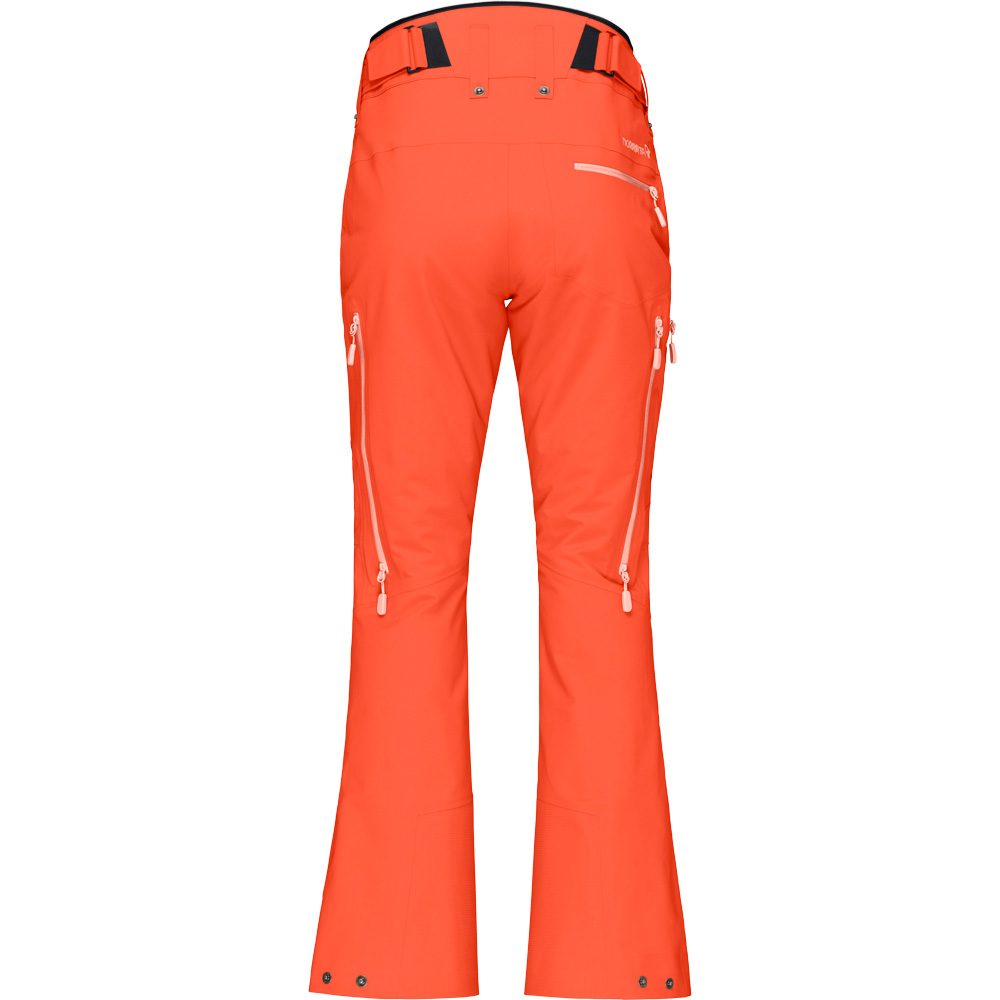 Norrona Lofoten Gore-Tex Freeride-Hose Damen orange alert