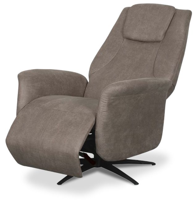 Relaxfauteuil Taupe SX-84.008 Stockholm B77 x D87 x H112 cm
