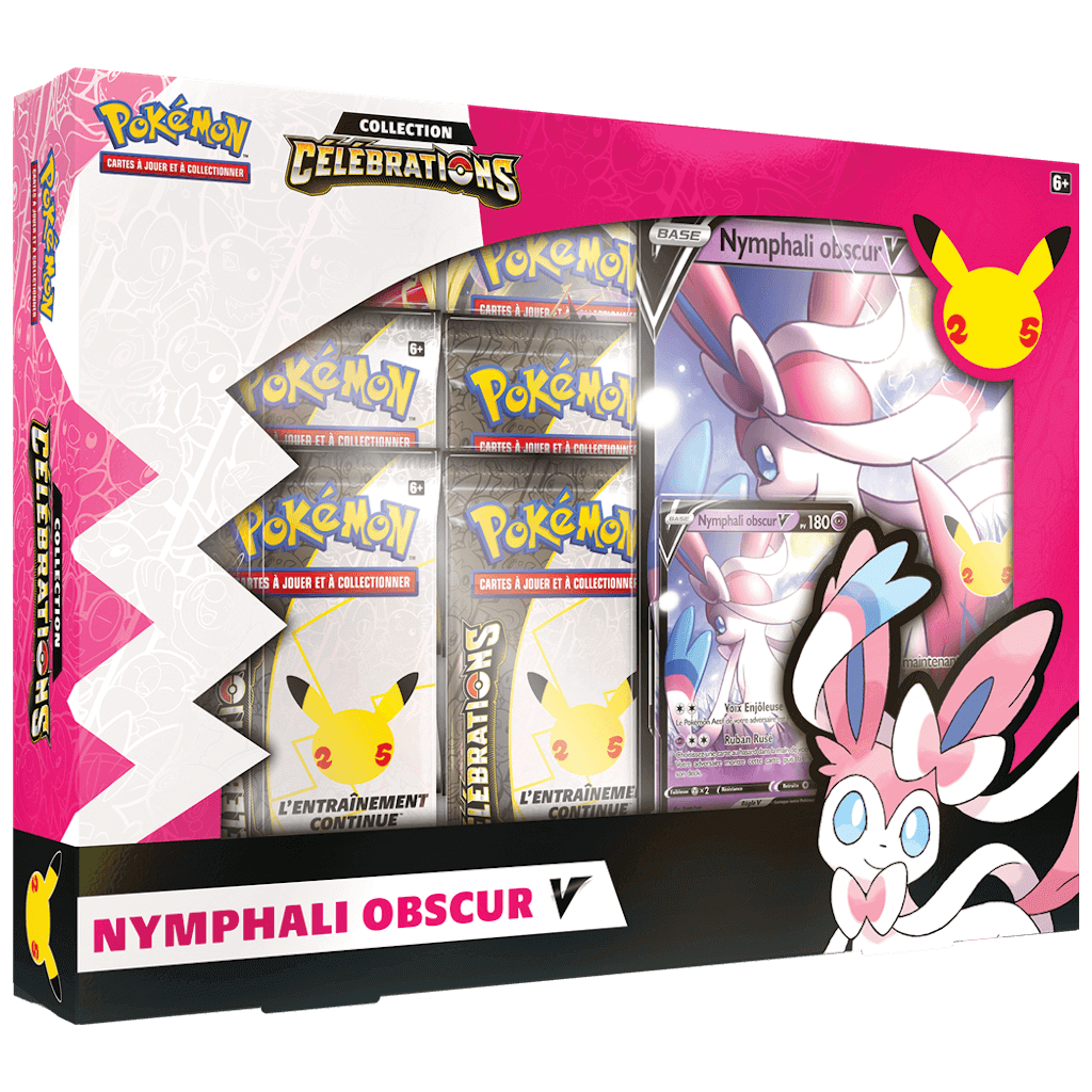 Pokemon 25 ans - Célébrations - Coffret Nymphali Obscur-V