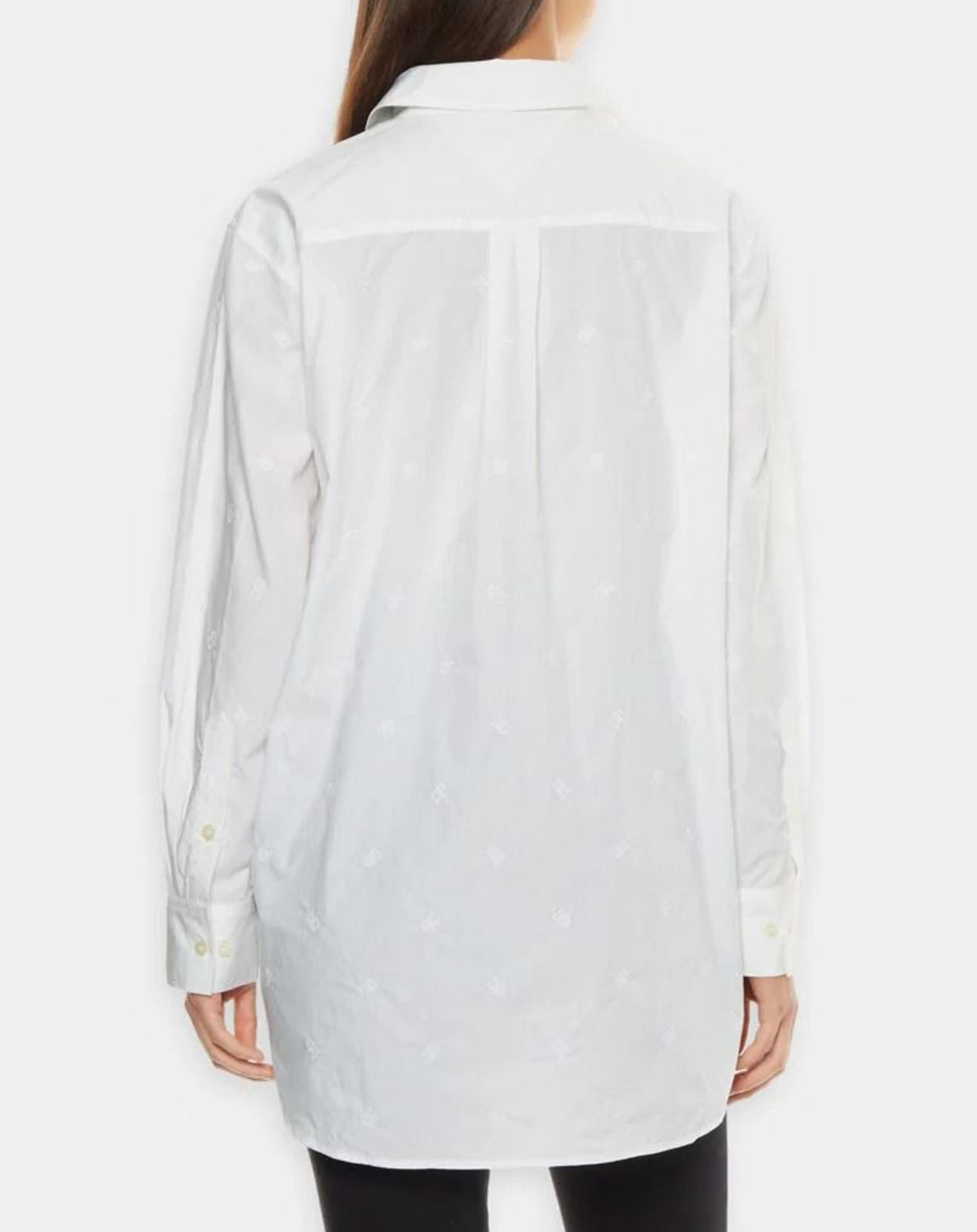 Tommy Hilfiger Chemise oversize Monogram blanche