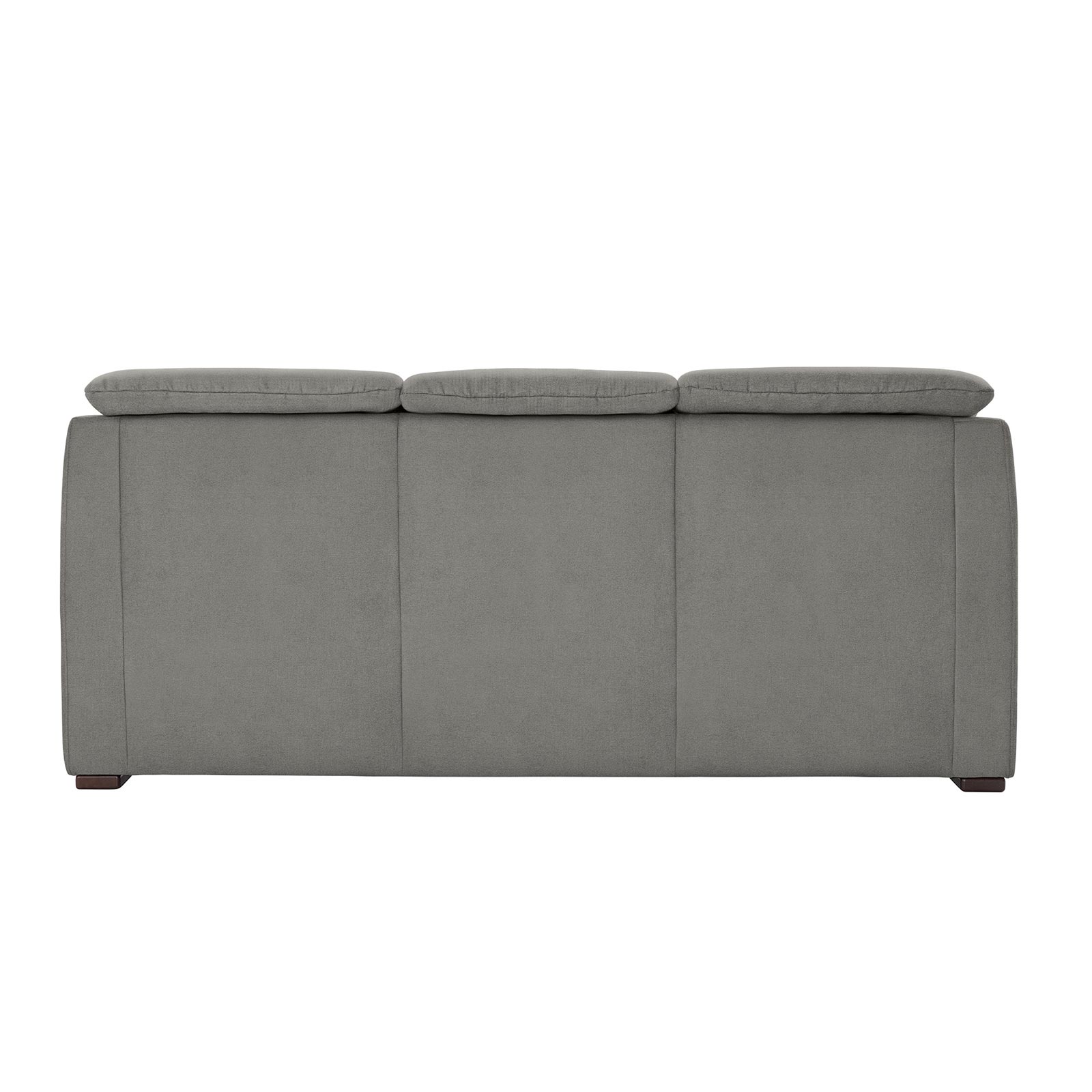 polsterpower 3-Sitzer-Sofa - Belle silver - Basismodell
