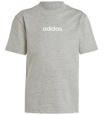 adidas Performance Set - T-Shirt/Shorts - LK Lin - MGreyh/White