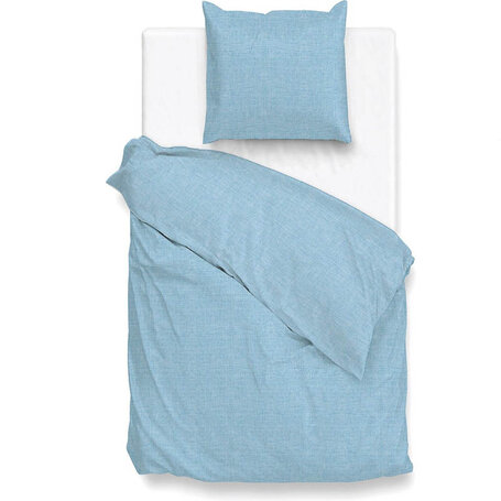 Dekbedovertrek Lino - Topaz Blue