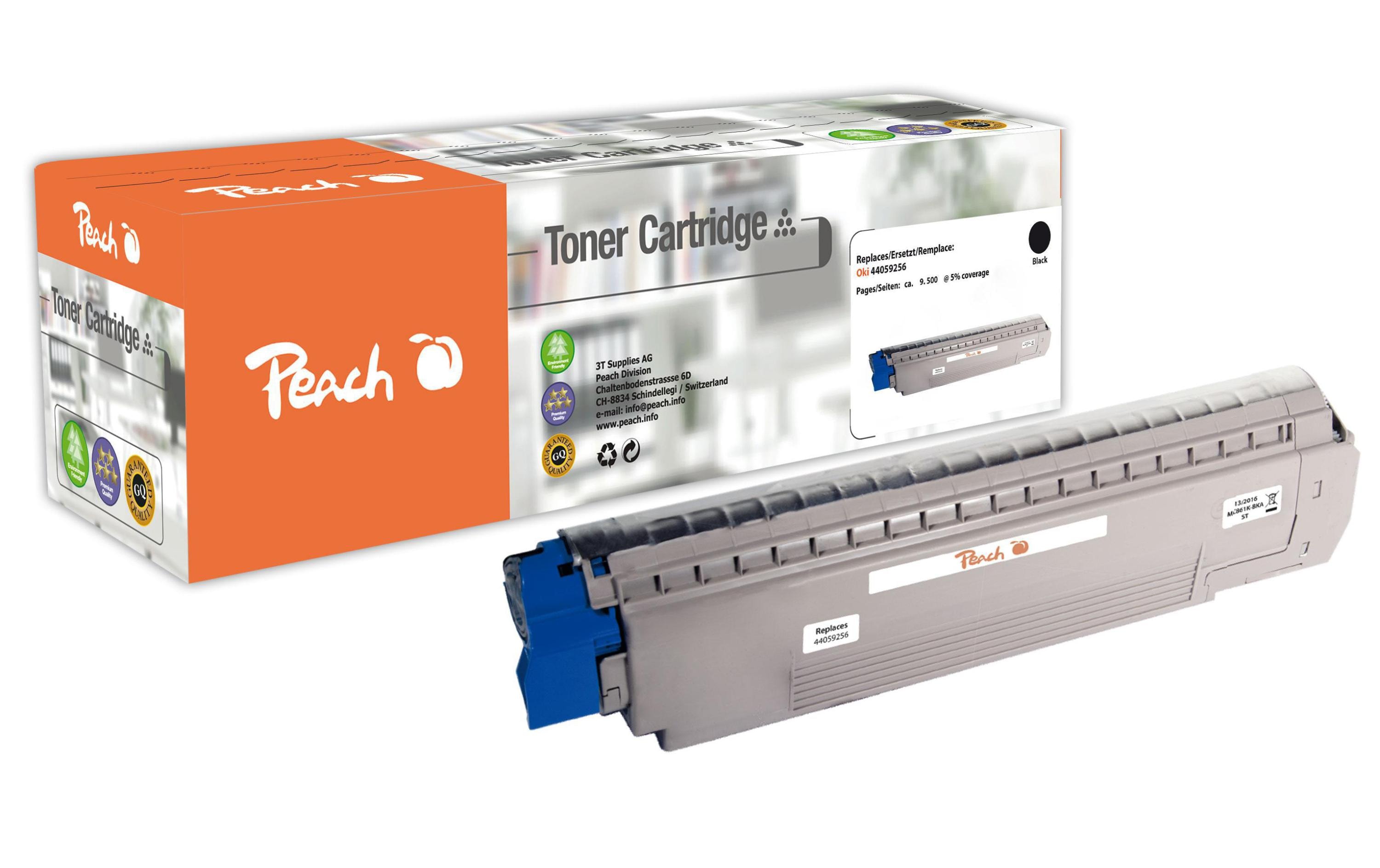 Toner OKI 44059256 BlackToner, schwarz