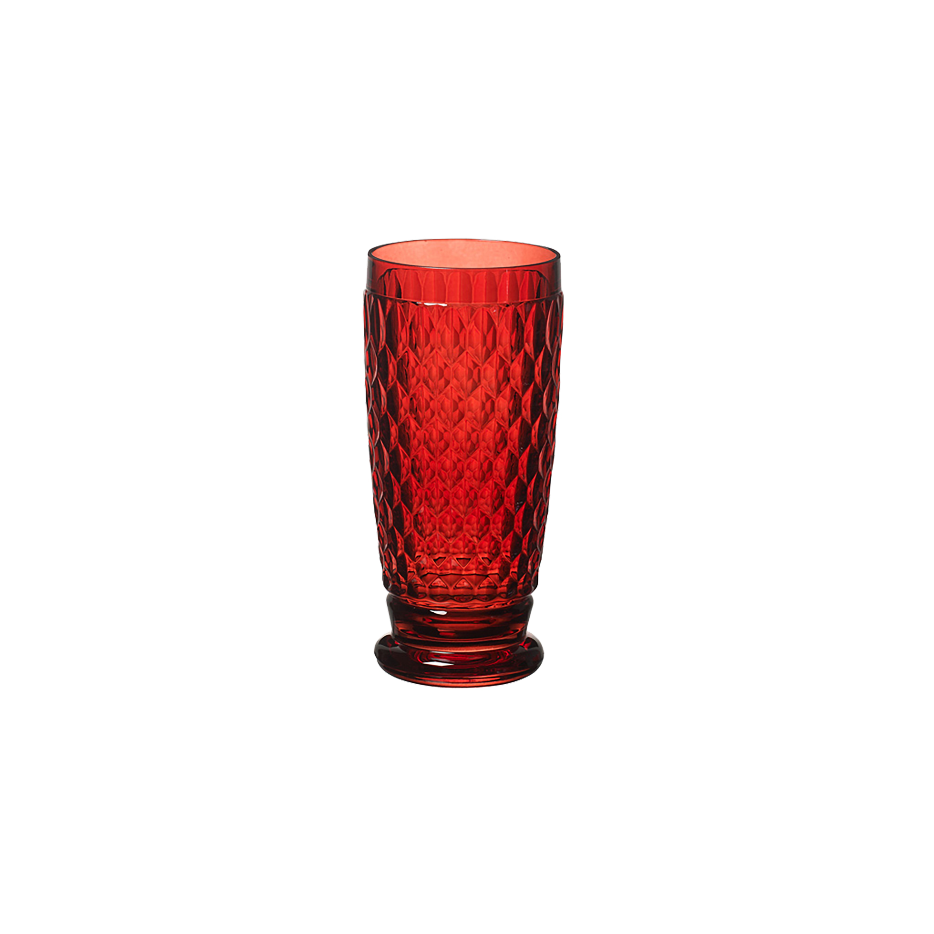 Boston Highball glass Red, 10.2 oz, crystal glass