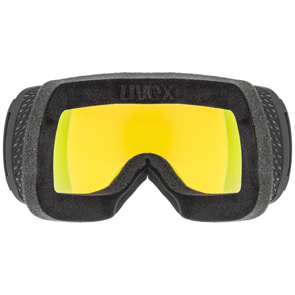 Masque de ski UVEX DOWNHILL 2100 CV BLACK MATT/MIRROR ORANGE