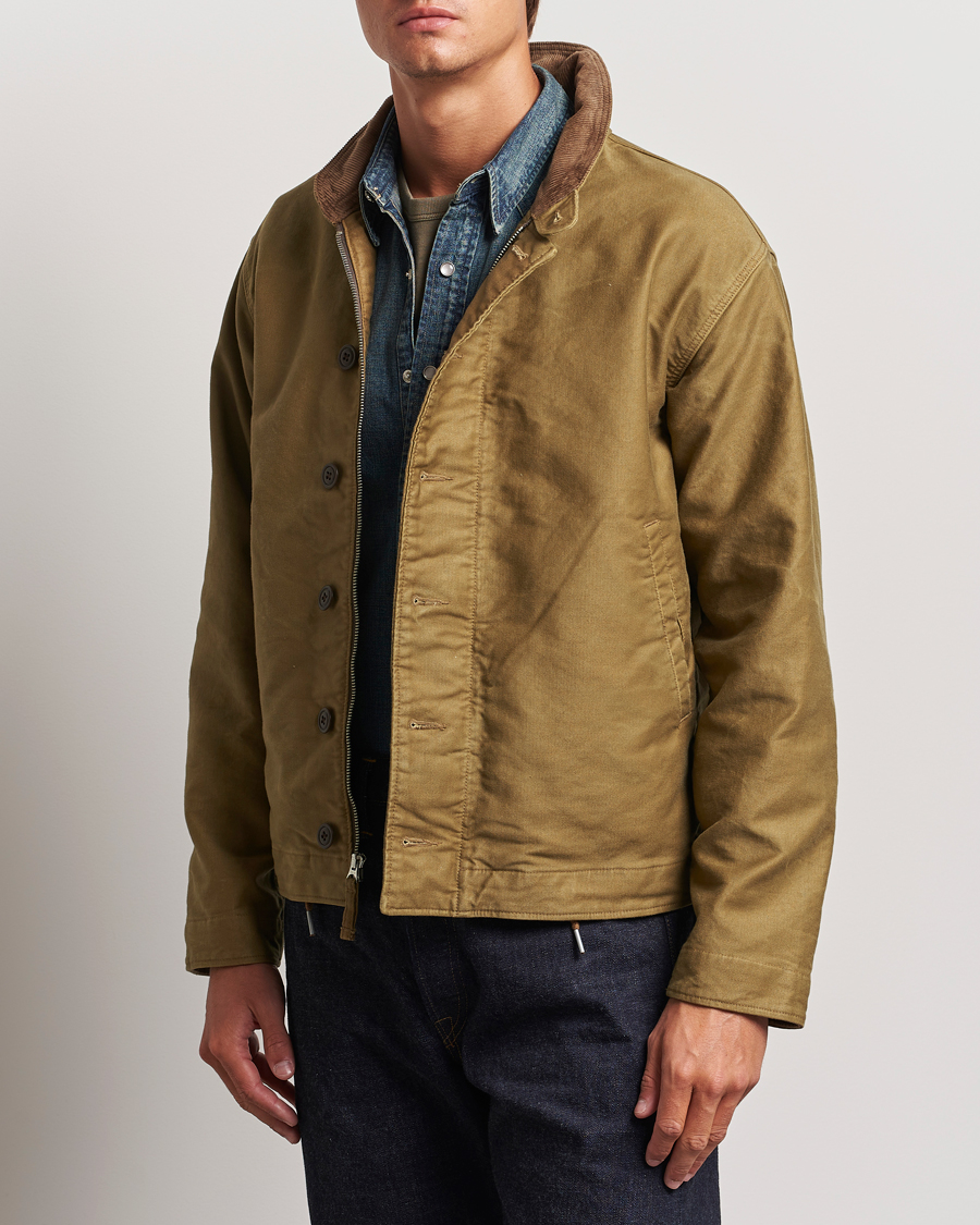 RRL Bower Deck Jacket Vintage Black