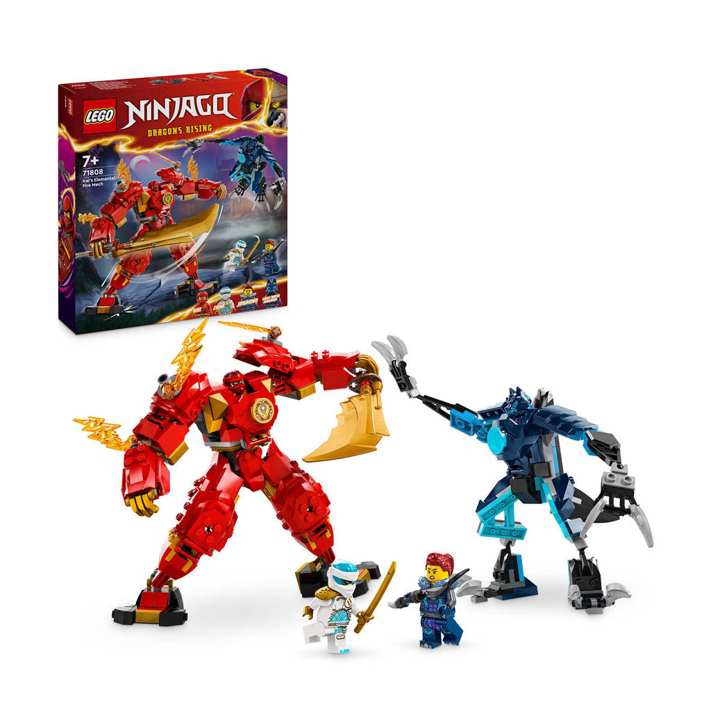Nog niet gebouwdKai's elementaire vuurmecha Actiefiguur Speelgoed voor Rollenspellen 71808