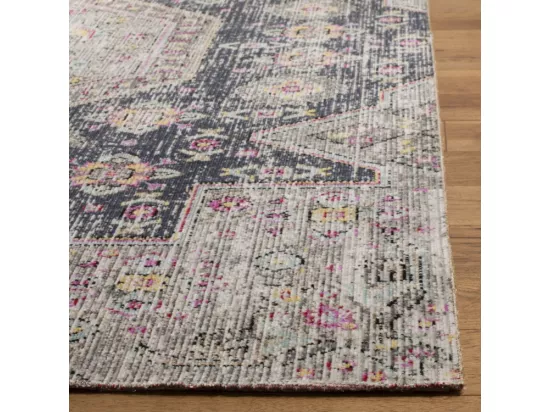Tapis Black & Multi 69 X 244 cm - Annik