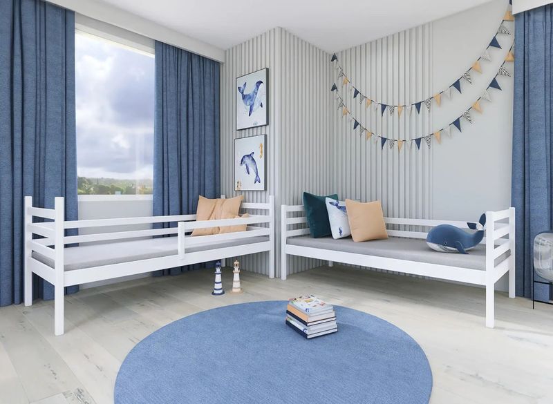 NEMO - Stapelbed - Wit - Te Splitsen Tot 2 Bedden