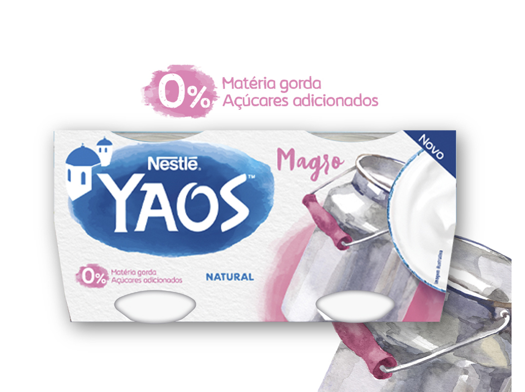 IOGURTE YAOS GREGO MAGRO NATURAL 4X110G