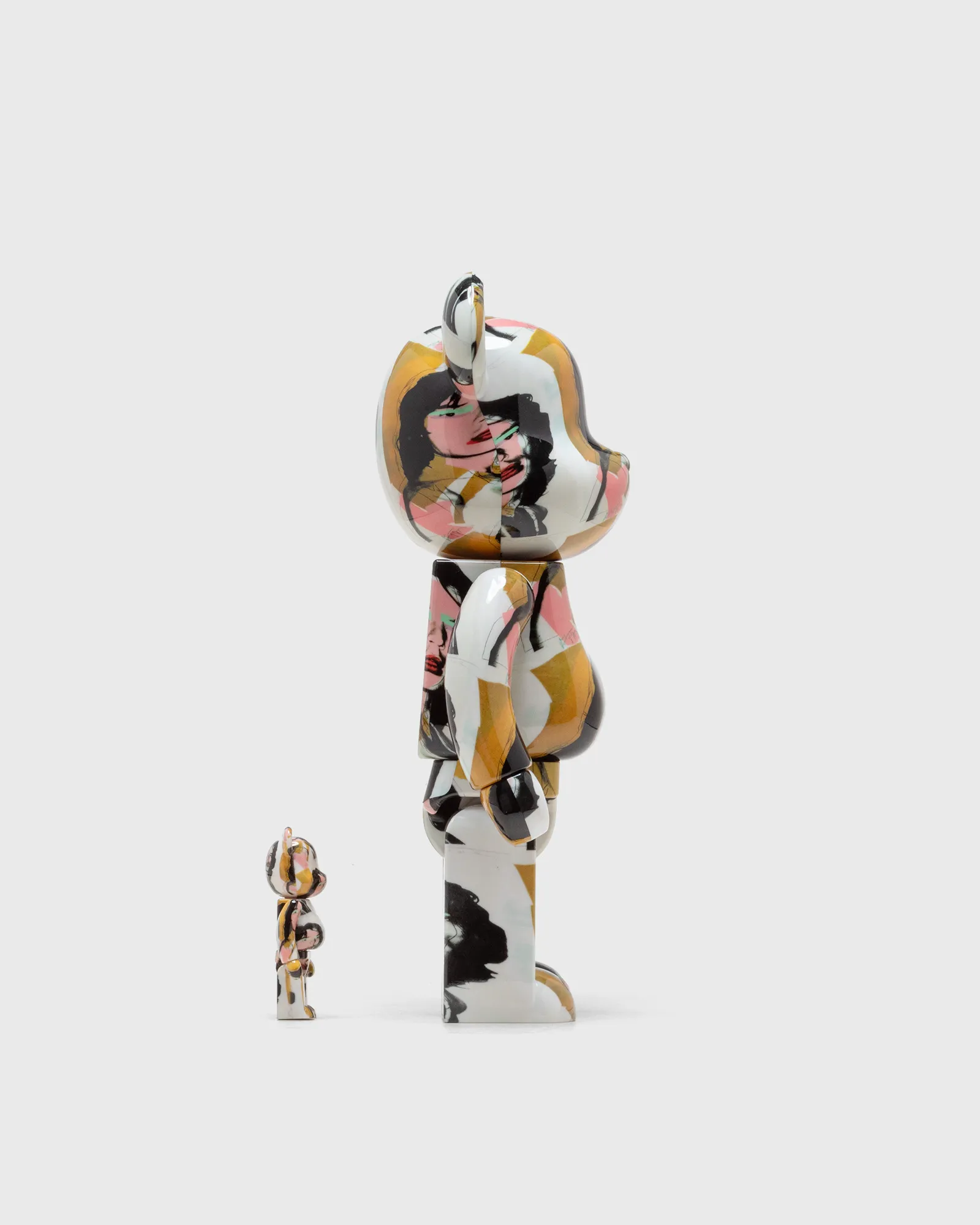 MEDICOM BEARBRICK 100% 400% ANDY WARHOL MICK JAGGER