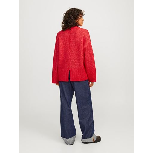 JJXX Ollie Oversize Striktrøje, Racing Red, S