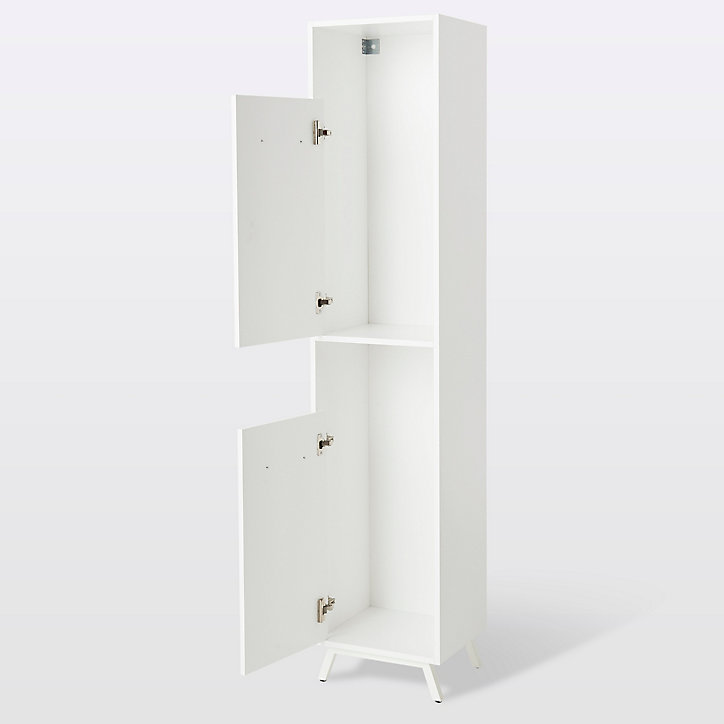 Colonne de salle de bains à linge GoodHome Ladoga blanc L. 40 x H. 190 x P. 36 cm