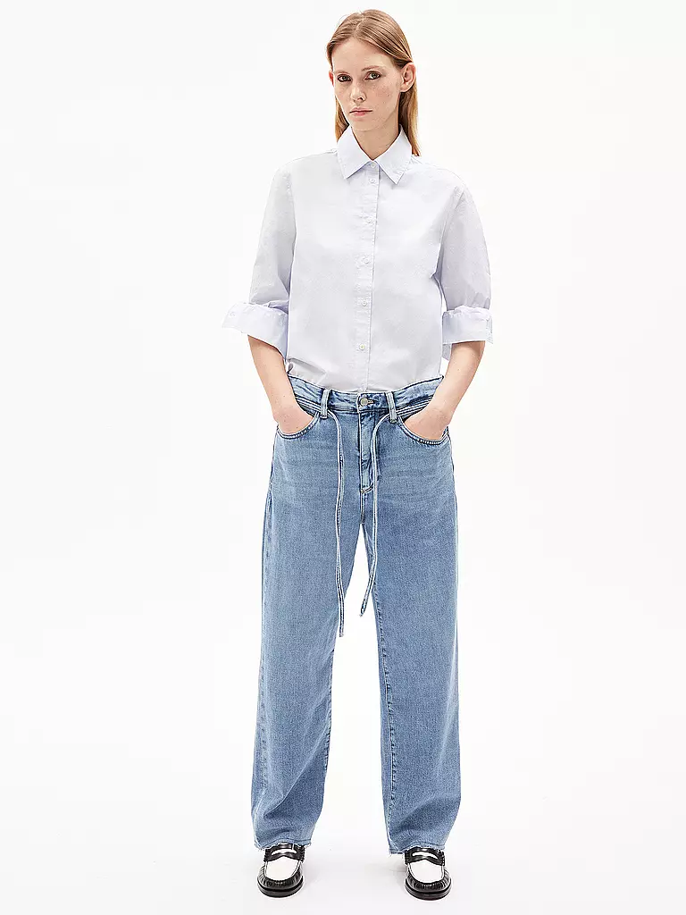 ARMEDANGELS Jeans Wide Leg HAAYI hellblau