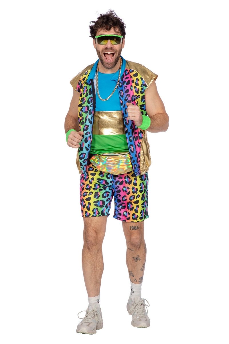 Panter Trainingspak Fout Gekleurd Heren Kort
