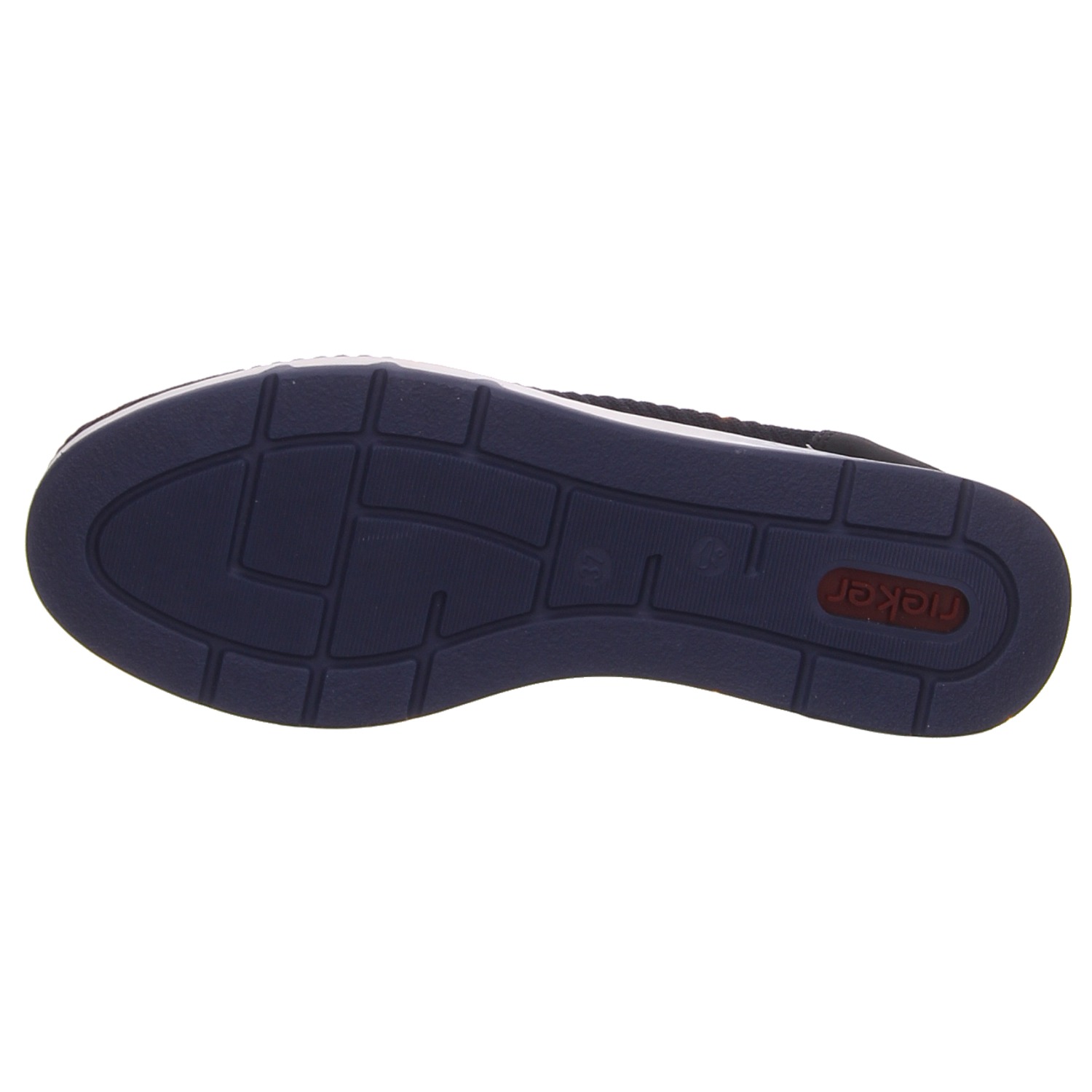Rieker Spangenballerina blau blau