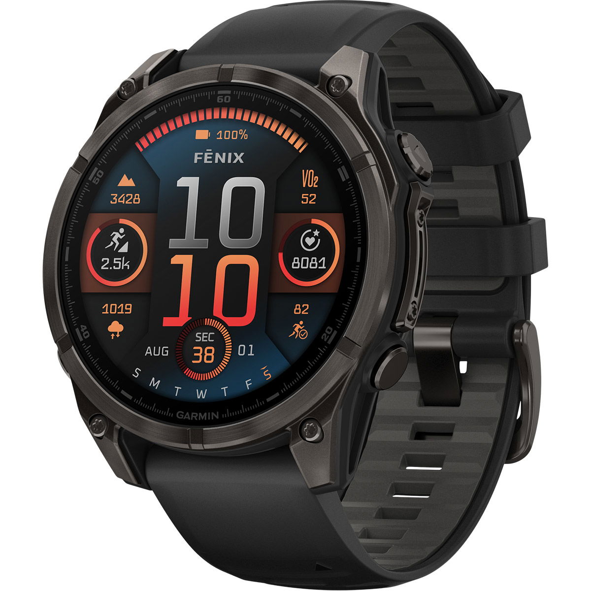 Garmin Fenix 8 - 47 mm Amoled Sapphire GPS Pulsur