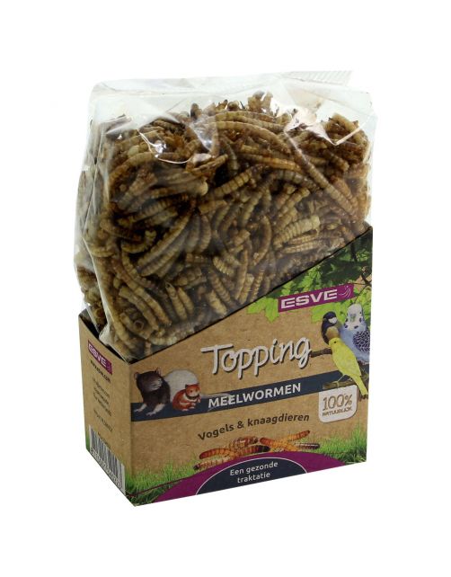 Esve Topping Meelwormen - Knaagdiersnack - 70 g