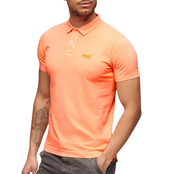 Superdry Essential Logo Neon Polo Heren