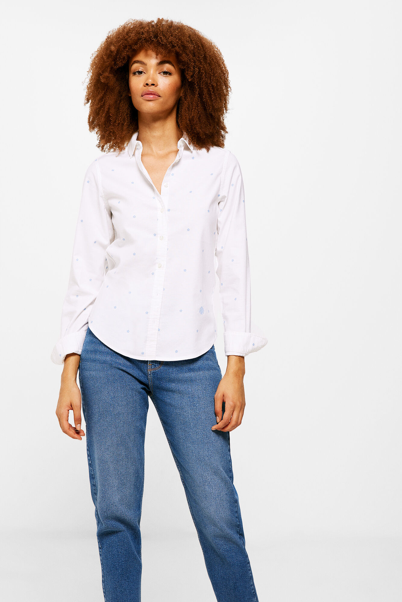 Camisa Oxford de Algodão