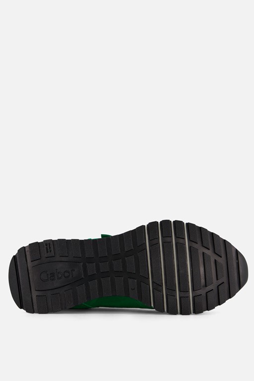 Gabor Sneakers groen Suede