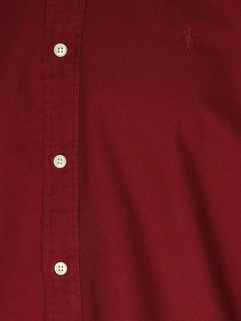 POLO RALPH LAUREN Hemd Custom Fit dunkelrot