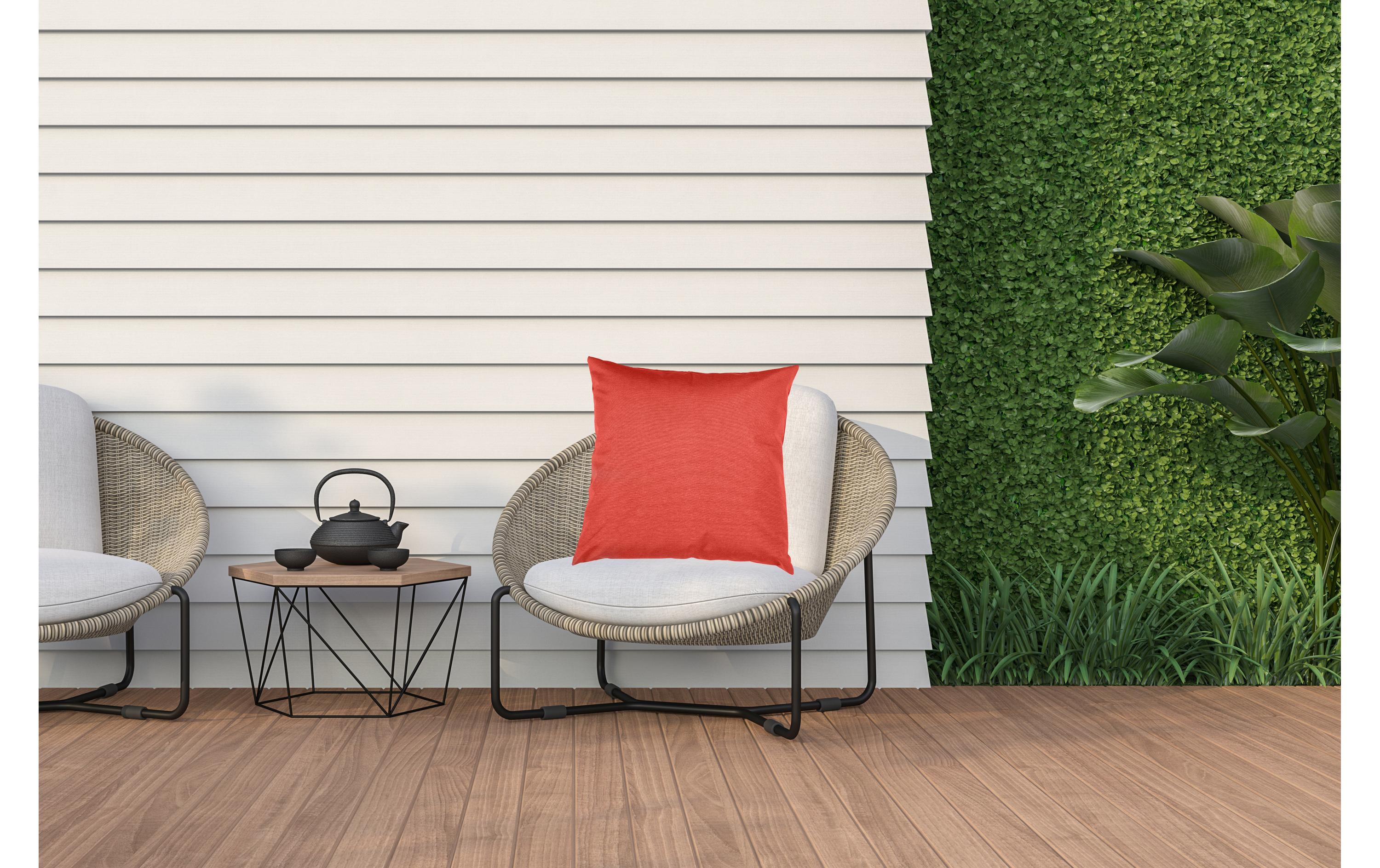 Kissenbezug Lisa Outdoor 40 x 40 cm, RotOutdoor Kissenbezug