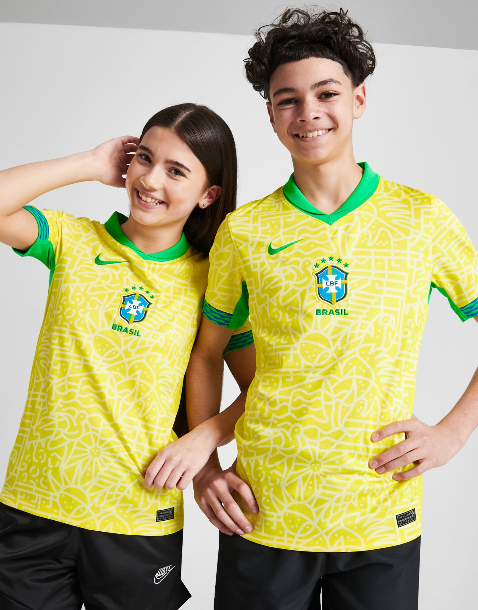 Nike Maillot Domicile Brésil 2024 Junior