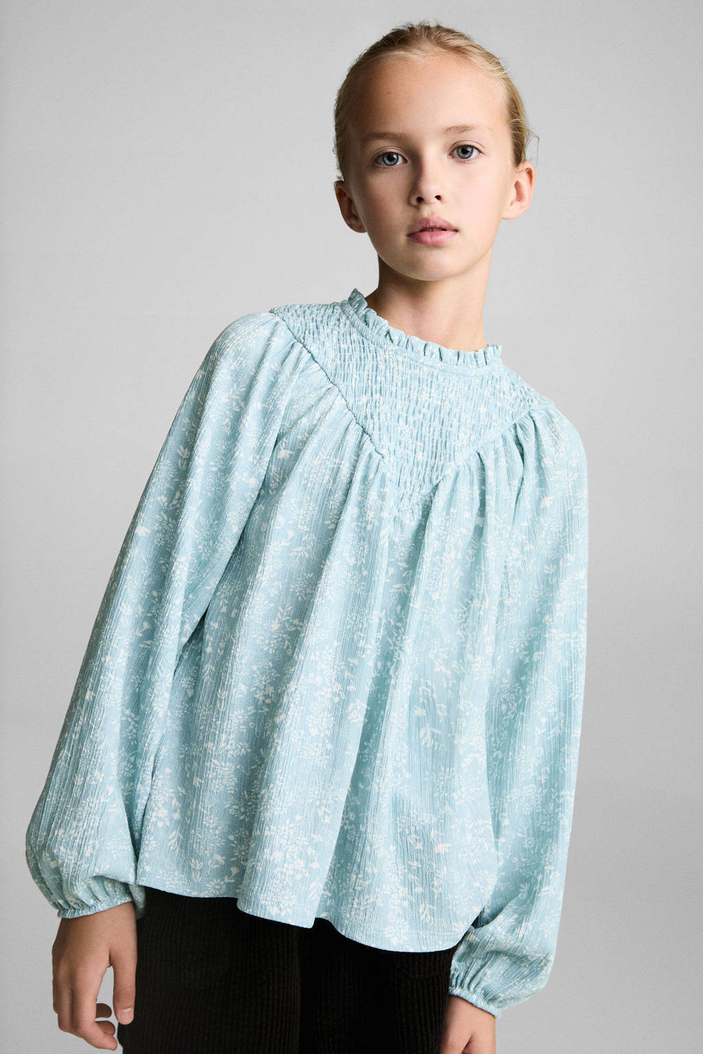 Mango Kids blousetop turquoise