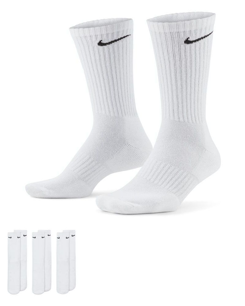 Lot de 3 paires de chaussettes Nike Everyday Blanc