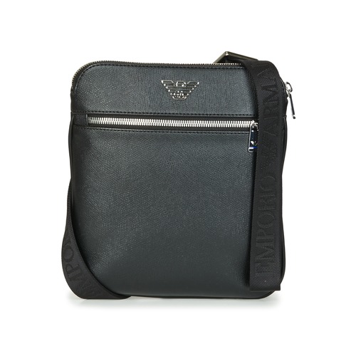 Emporio Armani - BUSINESS FLAT MESSENGER BAG - Noir