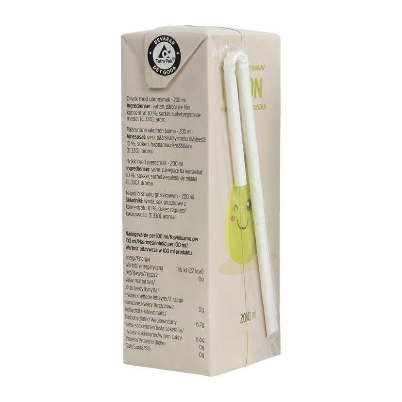 Fruktdrikk pære 10-pk 200 ml