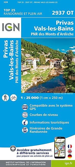 IGN - TOP25 2937OT PRIVAS VALS LES BAINS 1 25 000