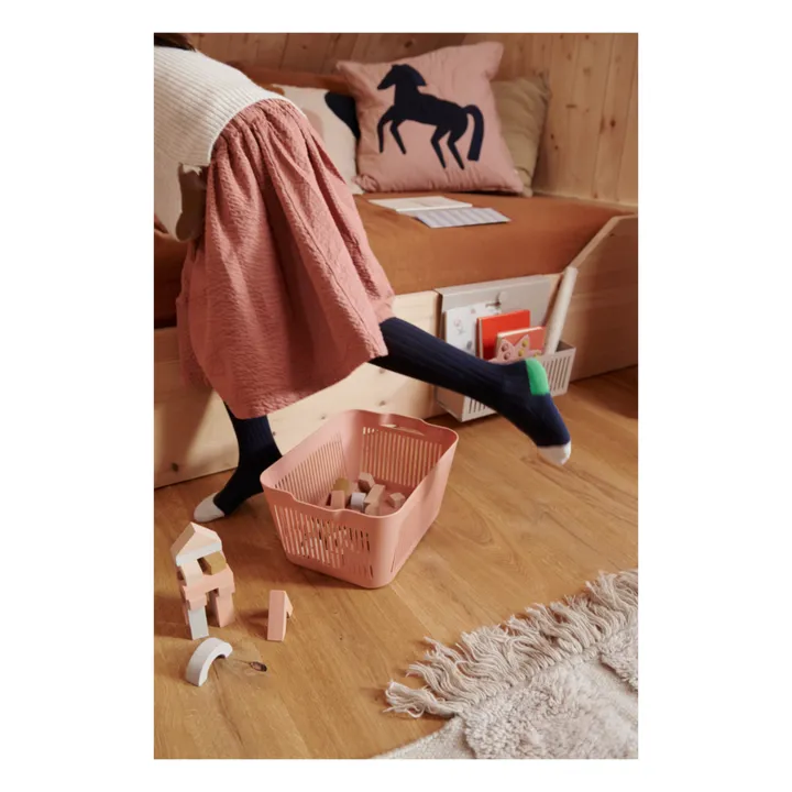 Liewood Housse de coussin Kale | Horses/Dark rosetta