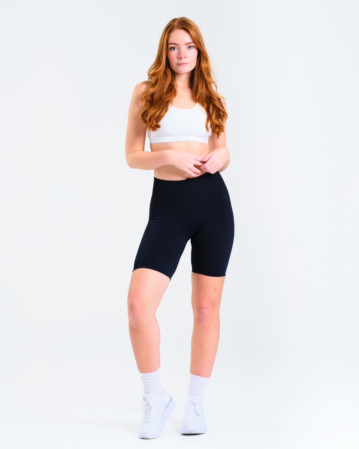 LEVITY Solar Seamless Shorts Blue Navy
